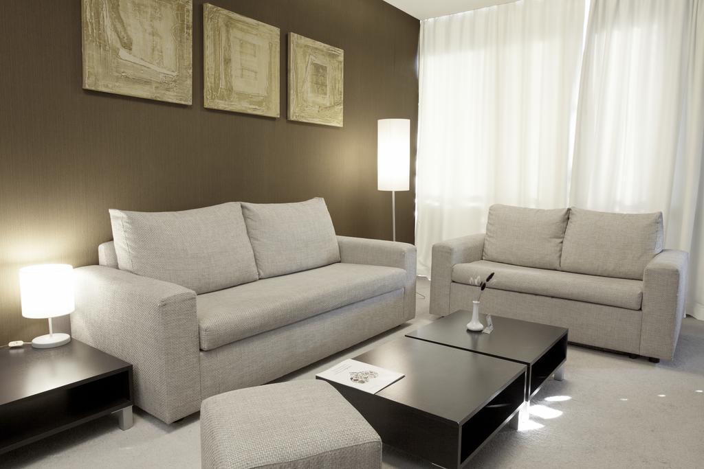 شقق وسبا لاكي بانسكو&ريلاكس الفندقية بالخدمة الذاتية المظهر الخارجي الصورة A living room